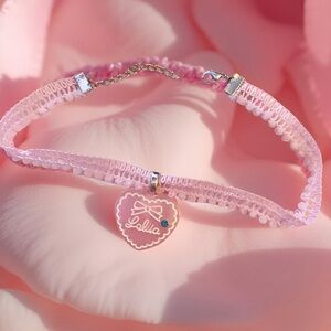 Handmade Lolita Heart Choker